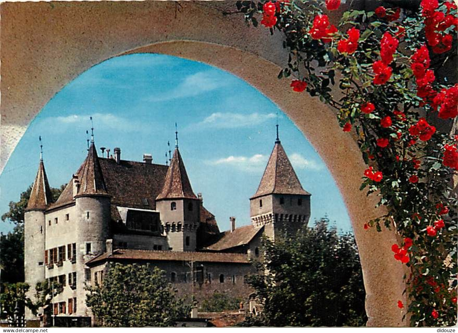 Suisse - VD Vaud - Nyon - Le château - Fleurs - CPM - Carte Neuve - Voir Scans Recto-Verso