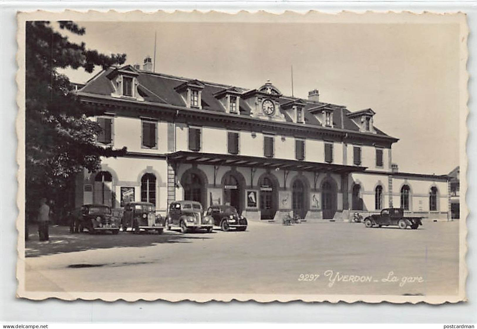 Suisse - Yverdon-les-Bains (VD) La gare - Ed. Perrochet 9297