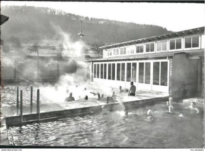 10562427 Zurzach Zurzach Schwimmbad ungelaufen ca. 1955 Bad Zurzach