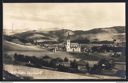 AK Haslen / Appenzell, Panoramablick auf den Ort