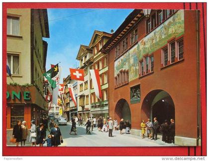 Appenzell (AI) - Hauptgasse m. Rathaus