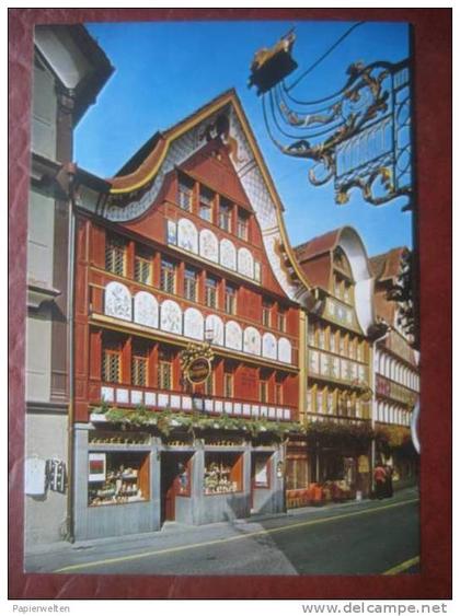 Appenzell (AI) - Hauptgasse mit Löwendrogerie