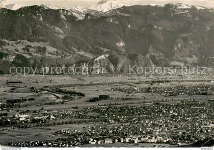 13727294 Walzenhausen AR Blick von der Gebhardshoehe auf Heerbrugg Widnau Diepol