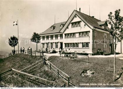 13756035 Gais AR Gasthaus Gaebris mit Kt Appenzell