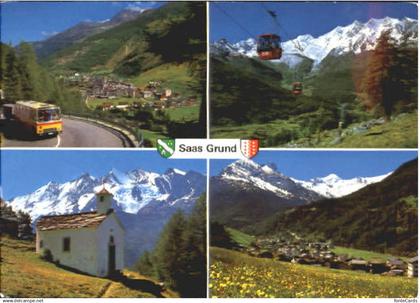 10564942 Saas-Grund Saas-Grund Gondelbahn Kapelle x 1993