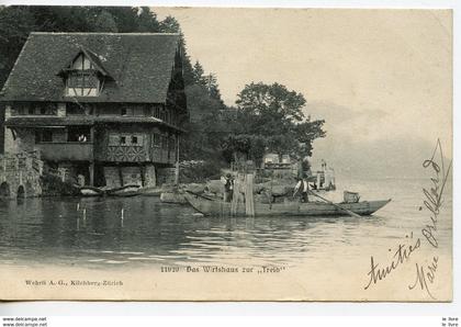 CPA SUISSE. DAS WIRTSHAUS 1906 - Suisse - 1906