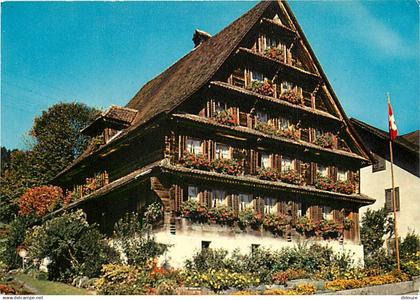 Suisse - Autre - Paysage Suisse - Chalet Suisse en bois - Fleurs - CPM - Carte Neuve - Voir Scans Recto-Verso