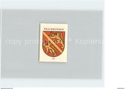 11667137 Fraubrunnen Briefmarke Wappen Kaffee Hag