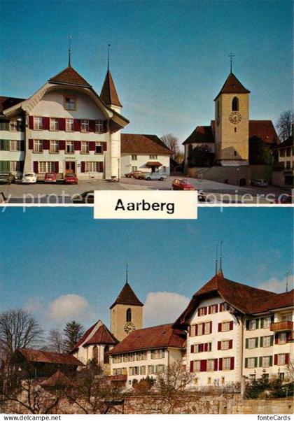 13234849 Aarberg Ortsmotive mit Kirche Aarberg