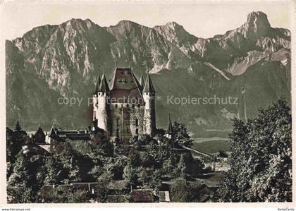 14010099 THUN Thoune BE Schloss Thun mit Stockhorn