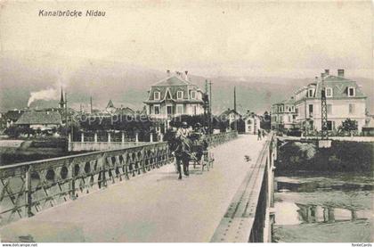 14034986 Nidau Bielersee Lac de Bienne BE Kanalbruecke