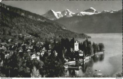 Oberhofen Thunersee Oberhofen am Thunersee Eiger Jungfrau Moench