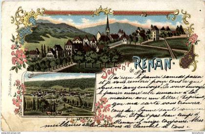 Souvenir de Renan - Litho