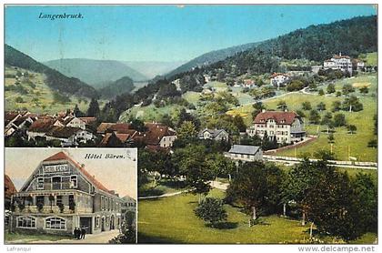 suisse -ref C751- langenbruck - hotel buren   - carte bon etat -