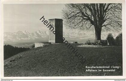 Affoltern - Kavalleriedenkmal Lueg - Foto-AK - Verlag Verkehrsverein Dürrenroth