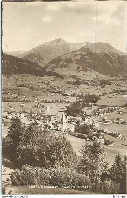 suisse - ref D297- gessenay - saanen - gstaad  - carte bon etat -