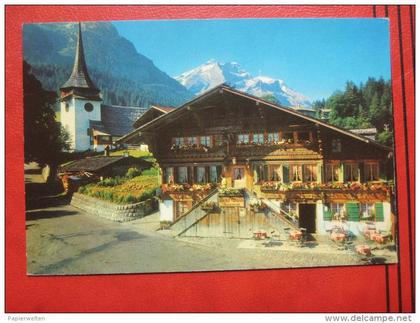 Gsteig bei Gstaad (BE) - Hotel Bären gegen Oldenhorn