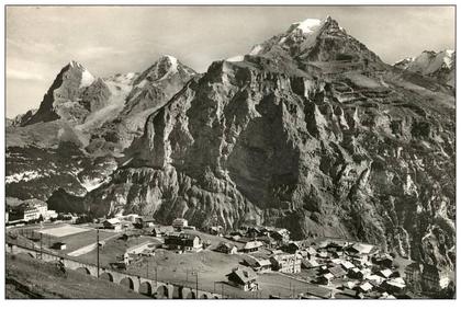 SUISSE - MURREN mit Eiger, Mönch, Jungfrau