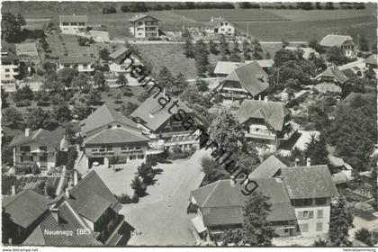 Neuenegg - Flugaufnahme - Foto-AK - Verlag Photoglob-Wehrli A.G. Zürich gel. 1960