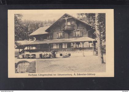 Schweiz AK Kurhaus Längeneybad Schwarzenburg 1918