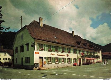 CPSM Sonceboz-Sombeval Hotel de la Couronne-Timbre-En l'état   L2932