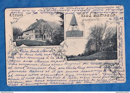 CPA - Gruss aus BAD RAMSACH - cachet SOOLBAD & KURANSTALT J. A. Jenny - 1902 - Laufelfingen