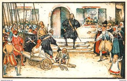 12730248 Riehen Wettstein und Riehen Festspiel Illustration Riehen