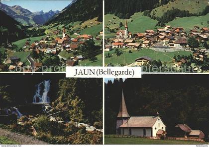 11994404 Bellegarde Jaun Kirche Wasserfall Ortsansichten Bellegarde Jaun
