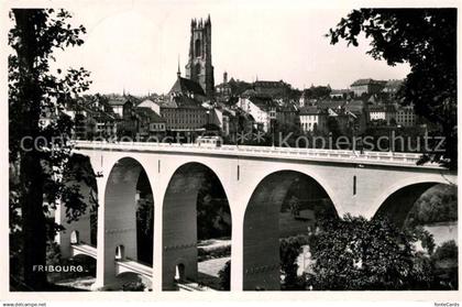 13184316 Fribourg FR Stadtblick Viadukt Fribourg FR