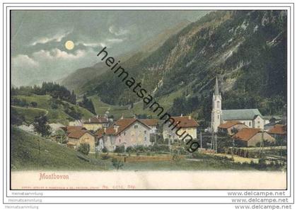 Montbovon ca. 1900 - Mondscheinkarte