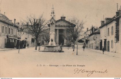 CPA-SUISSE-CAROUGE-La place du temple