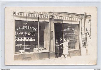 GENÈVE - Boulangerie du Pont de Carouge - CARTE PHOTO Année 1921