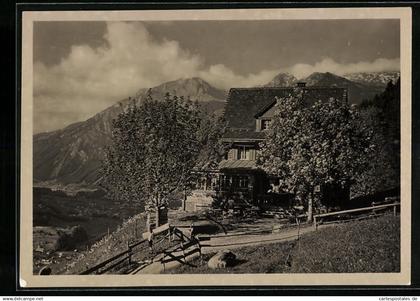 AK Haslen, Blick auf das Kurhaus Tannenberg