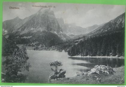 Glarus  Nord (GL) Näfels - Obersee gegen Brünnelistock 2171m