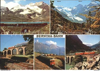 11951580 Berninabahn Lago Bianco Piz Cambrena Alp Gruem Brusio Morteratsch-Glets