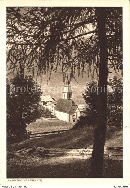 12037379 Sarn Hinterrhein Kirchenpartie Heinzenberg