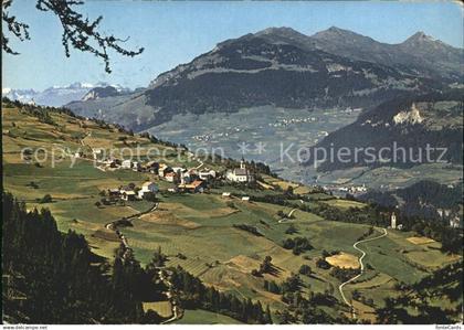 12379308 Mon Panorama Blick gegen Alvaschein Obervaz und Staetzerhorn