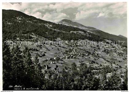 12633368 Malix Panorama mit Calanda Glarner Alpen