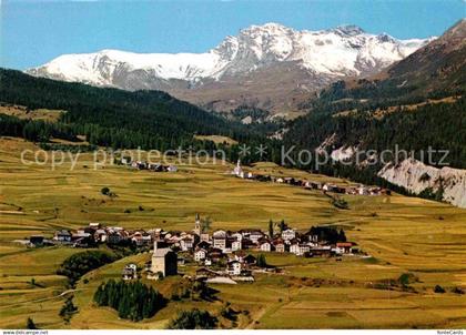 12783995 Riom Albula und Parsonz Fliegeraufnahme Riom