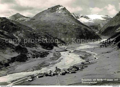 12836004 Hinterrhein Bernhardinstrasse Zapportgletscher