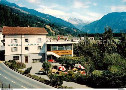 13862607 Cazis GR Hotel Adler Militaersache Blick zu den Alpen