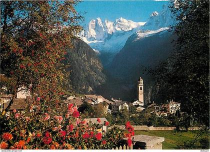 Suisse - GR Grisons - Soglio 1088 m s. m. mit Sciora-Gruppe - Fleurs - CPM - Carte Neuve - Voir Scans Recto-Verso