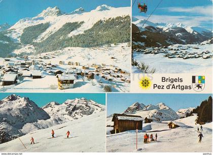 Breil - Brigels - skigebiet Pez d'Artgas - ski resort - multiview - Switzerland - used
