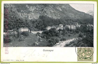 ad4185 - SWITZERLAND Schweitz - Ansichtskarten VINTAGE POSTCARD-Castasegna -1903