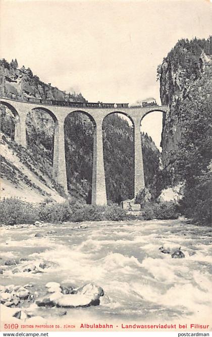 FILISUR (GR ) Albula-Bahn - Landwasserviadukte bei Filisur - Verlag Photoglob 5169