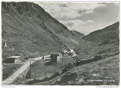 Splügen-Passhöhe - Foto-AK Grossformat - Verlag Jules Geiger Photohaus Flims