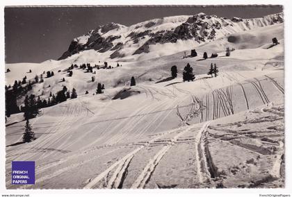 CP postcard 1950s Parsenn Küblis Abfahrt der Alpengarten - Photo & Verlag Berni Klotsers D1-333