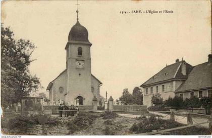 Fahy - L Eglise et l Ecole