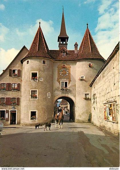 Suisse - JU Jura - Porrentruy - Porte de France - Chevaux - CPM - Carte Neuve - Voir Scans Recto-Verso