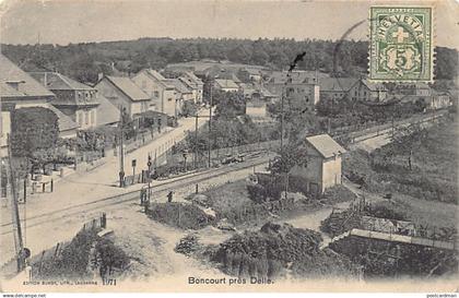 BONCOURT (JU) Rue du centre - Voie de chemin de fer - Ed. Burgy 1971